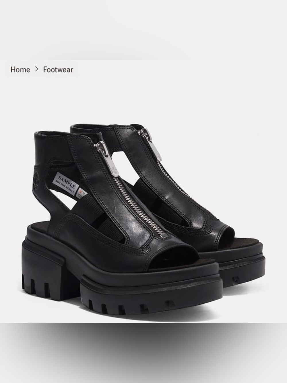 Timberland Everleigh platform gladiator sandals 8